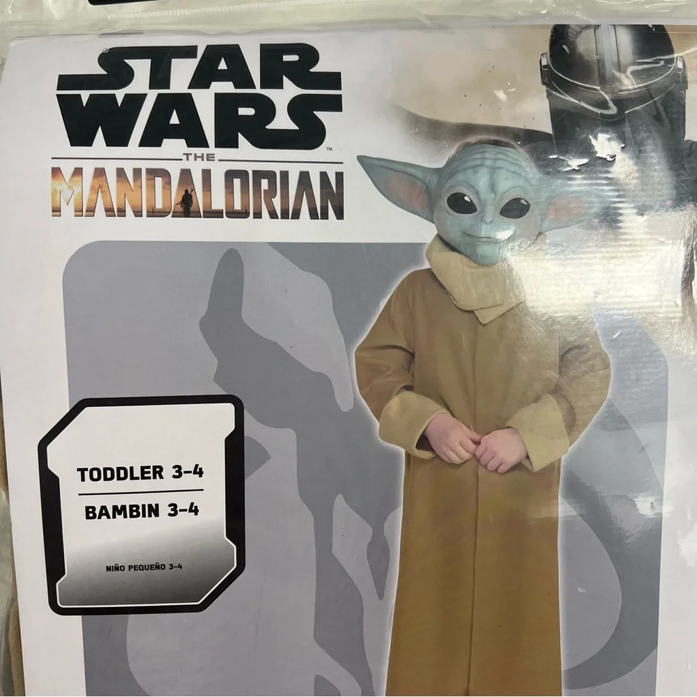 Star Wars The Mandalorian Grogu Toddler Costume - Brown 3T - 4T